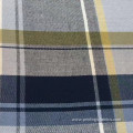 100%viscose yarn dyed fine twill check fabric